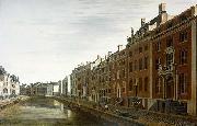 The Bend in the Herengracht near the Nieuwe Spiegelstraat in Amsterdam BERCKHEYDE, Gerrit Adriaensz.